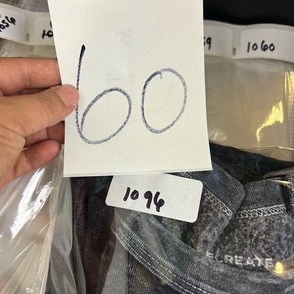 Recreate Sweater Mens L Pullover Fleece Charcoal Black Distressed Street hip-hop - Picture 13 of 13